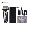 Men's Professional 3D floating Blade Electric Shaver Turbocharged Rechargeable Razor Fast Safe Face Beard Shaving Machine S50
