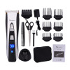 5 Gear Fine tuning Digital LED High Precision Hair Trimmer Titanium &amp; Ceramic Blade Hair Clipper Men's Hair Cutting Machine S36