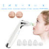  Electric Blackhead Remover Suction Pore Vacuum Facial Cleaner Electric Pore Comedo Remover Tool with 5 Replaceable Suction Head