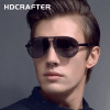 HOT HDCRAFTER 2017 Fashion polarized men sunglasses uv400 men's aviator glasses for driving