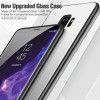 Tempered Glass Protective Phone Case For Samsung Galaxy S8 S9 Plus Note 8 9 Luxury Slim Silicone TPU Frame Hard Full Back Cover