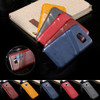 KISSCASE Leather Case For Samsung Galaxy S8 s8 Plus S6 Edge Case Smooth Grease Oli Wax Card Slots Case Ultra Slim Back Cover  