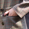 2018 New Plaid Formal Suits for Women Fashion Newest  Designer Blazer Women's Long Sleeve Jacket J17CA2005