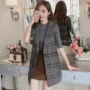 Hiawatha Long Vest Suit Korean 2018 New Autumn Plaid Sleeveless Blazer Women Fashion Single Button Jacket Pocket BL023
