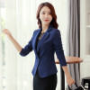 Autumn Winter New fashion Suit Slim Thin Single Row One Buckle Female Jacket Solid Color Women Long Sleeve Blazer
