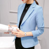 Ladies Blazers 2018 New Fashion Single Button Blazer Women Suit Jacket blue/wine red/pink/black/white casual Blazer Female