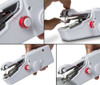 Mini Portable Handheld Sewing Machines Handy Stitch Clothes Fabrics Sew Needlework Cordless Electric Sewing Machine