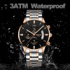 NIBOSI Men Watch Chronograph Sport Mens Watches Top Brand Luxury Waterproof Full Steel Quartz Gold Clock Men Relogio Masculino