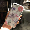 USLION Flower Silicon Phone Case Flamingo pattern For iphone X Case For iphone 7 Plus 6 6S 8 Plus 