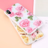 USLION Case For iPhone XR XS Max Rose Floral Phone Cases For iPhone X XS 3D Relief Flower TPU Silicone Soft Back Cover Coque