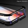 CHYI Built-in Magnetic Case for iPhone X XR XS Max Metal bumper Magnet Adsorption Case for iPhone 7 8 Plus 6 6S glass Back Cover