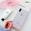 Gimfun Pink Sequins Crystal Soft Tpu Phone Case for Iphone X Anti-knock Clear Glitter Case for Iphone 6 7 8 Plus XR MAX Cover