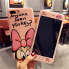 360 Full Cover Cute Cartoon Case &amp; Screen for IPhone X 6 6S 7 8 Plus Iphonex 7plus 8plus Mickey Minnie Phone Case Topolino Coque