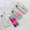 Luxury Hand Strap Bracket Soft Silicone Phone Cases for iPhone XS Max XR X 10 8 7 6s Plus Marble Stone Stand Holder Cover coque 