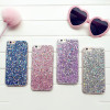 Fashion Bling Shining Powder Sequins Phone Cases For iPhone X 8 7 6 6S Plus 5 5S SE Case Glitter Soft Silicone Back Cover Coque
