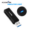 Rocketek USB 3.0 Memory Card Reader high quality 2 Slots 5Gbps Super Speed Card Reader for SD,TF,micro SD, SDXC, SDHC