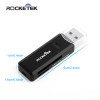 Rocketek USB 3.0 Memory Card Reader high quality 2 Slots 5Gbps Super Speed Card Reader for SD,TF,micro SD, SDXC, SDHC