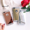 Fashion Soft Silicone Phone Case For iPhone 5 5s SE 6 6s 7 8 Plus case Luxury Diamond Mirror Case For iPhone 7 8 X 6 s 5 s Cover