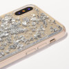 Gold Foil Transparent Gel TPU Case For iPhone 7 8 6 6S X Plus 5S 5 S SE Case Glitter Thin Clear Silicon Cover Pink with Sparkles