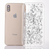 Gold Foil Transparent Gel TPU Case For iPhone 7 8 6 6S X Plus 5S 5 S SE Case Glitter Thin Clear Silicon Cover Pink with Sparkles