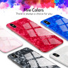  COOLTODAY Luxury Tempered Glass Case For iPhone X Hard Back Shell Conch Soft TPU Bumper Phone Case For iPhone 8 Plus 7 6 6SPlus