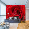 Large Custom Mural 3D Stereo Roses Flower Wallpaper Bedroom Living Room TV Backdrop Home Decor Marriage Room Non-woven Wallpaper