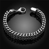 316L Stainless Steel Bracelet Men Luxury Mens Charms Bracelets Vintage Fashion Jewelry Chain Cuban Link Bracelet Male pulseira