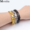 Moorvan men's bracelets,7MM/9MM/10MM wide rock trendy gift for man chain link stainless steel bracelet,hiphopboy jewelry VB507  Moorvan men's bracelets,7MM/9MM/10MM wide rock trendy gift for man chain link stainless steel bracelet,hiphopboy jewelry VB507