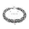 ZORCVENS 8 MM Width Chain Vintage Jewelry Punk Rock Biker 316L Stainless Steel Mens Bracelet Cycle Chains Bracelet For Man