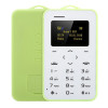 Card Phone Arrival Ultra Thin AEKU C6 1.0" Mini Phone Small Phone Alarm Calculator Message GSM Mini Mobile Card Phone PK M1 M5