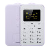 Card Phone Arrival Ultra Thin AEKU C6 1.0" Mini Phone Small Phone Alarm Calculator Message GSM Mini Mobile Card Phone PK M1 M5