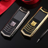 Luxury Russian bar phone long standby GSM bluetooth mp3 mp4 FM radio Stainless steel metal body Quad band mobile phone M6i 