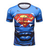 2017 new Compression Shirt Anime Superhero Punisher Captain America Superman 3D T Shirt Fitness Tights Base Layer T Shirts