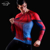 2016New Fitness Compression Tops &amp; T-shirts Men Superman Captain America Batman Spiderman Iron Man tshirt Gentle Clothing