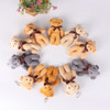 12Pcs/Lot 12cm Bear Plush Toys Mini Teddy Bear Dolls Small Gift for Party Wedding Present Pendant Cute Teddy Doll 