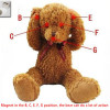 55cm Baby Kids Shy Bear Toy Sleeping Comfort Doll Plush Toy Soft Stuffed Animal Appease Teddy Bear Toy Z137