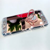 Ollivan Diamond Bling Glitter Mirror Soft TPU Case For Samsung S8 S9 S7 A7 A8 J4 J6 J8 J7 2018 Note 9 8 Luxury Ring Stand Cases