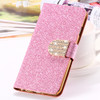 Bling Glitter Leather Cases Couqe For Samsung Galaxy Trend Lite S7392 S7390 GT-S7392 GT-S7390 Stand Flip Cover Case Fundas Capa