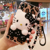 For iphone 8 8Plus Bling Bling 3D Crystal Hello Kitty Cabochon DIY phone Case For iphone X 7 7plus 6 6s 6Plus Luxury Cover