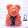 Vip Price Drop Shipping 25\40 Red Teddy Bear Rose Flower Artificial Christmas Gifts for Women Valentine's Day Gift Plush Bear