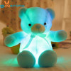 BOOKFONG 50cm Creative Light Up LED Teddy Bear Stuffed Animals Plush Toy Colorful Glowing Teddy Bear Christmas Gift for Kids