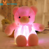 BOOKFONG 50cm Creative Light Up LED Teddy Bear Stuffed Animals Plush Toy Colorful Glowing Teddy Bear Christmas Gift for Kids