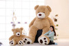 130cm Huge big America bear Stuffed animal teddy bear cover plush soft toy doll pillow cover(without stuff) kids baby adult gift