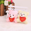 New 40pcs/lot 5.5cm lovely plush teddy bear,small plush bears for children Gifts Plush Toys  Wedding Decoration  phone pandents