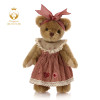 1PCS 30CM cute retro teddy bear plush stuffed toys, plush joint bear doll, kids toys, appease dolls, birthday gift