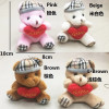 24pcs/lot Kawaii Mini Bear Plush Toys Stuffed Teddy Bear With Heart Doll Lovely Gift For Girls Kids Valentine's Gift