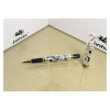 Jinhao Roller Ball Pens Golden Snake 3D Pattern Ballpoint Pen with Original Wood Box