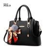 PU Leather Top-handle Women Handbag Solid Ladies Lether Shoulder Bag Casual Large Capacity Tote Crossbody Bags