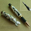 JINHAO BLACK WITH GOLDEN SNAKE WIND ROLLER BALL PEN SNAKE YEAR COMEMMORATE