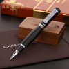 Luxury Gift Pen Promotion Germany Duke 558 Smooth Black and Silver Metal Rollerball Pen with Original Case 0.7mm Ballpoint Pens